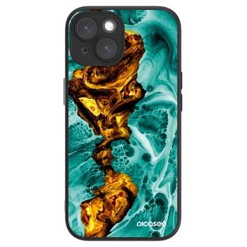 Picasee ULTIMATE CASE MagSafe pro Apple iPhone 15 - Goldsky