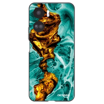 Picasee silikonový černý obal pro Honor 90 Lite 5G - Goldsky