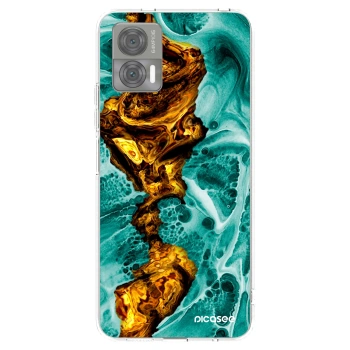 Picasee silikonový průhledný obal pro Motorola Edge 30 Neo - Goldsky