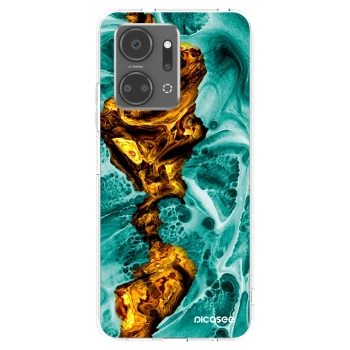 Picasee silikonový průhledný obal pro Honor X7a - Goldsky