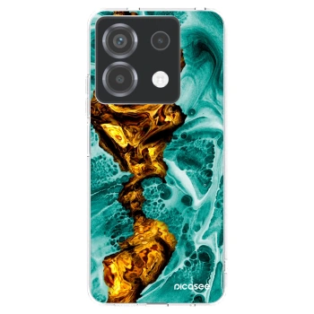 Picasee silikonový průhledný obal pro Xiaomi Poco X6 - Goldsky