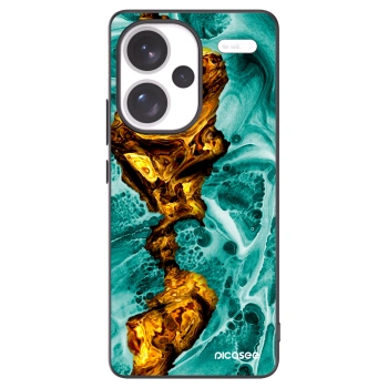 Picasee silikonový černý obal pro Xiaomi Redmi Note 13 Pro+ 5G - Goldsky
