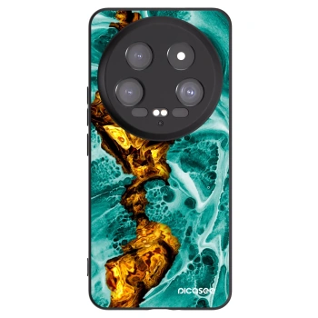 Picasee silikonový černý obal pro Xiaomi 14 Ultra - Goldsky