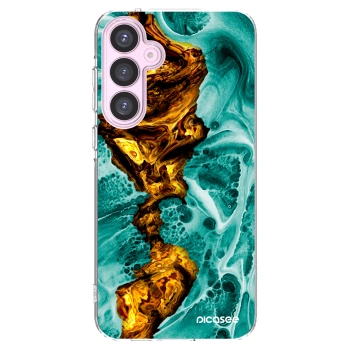 Picasee silikonový průhledný obal pro Samsung Galaxy A55 5G A556B - Goldsky