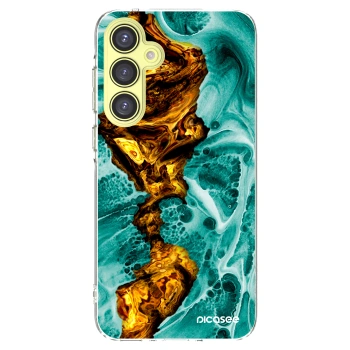 Picasee silikonový průhledný obal pro Samsung Galaxy A35 5G A356B - Goldsky