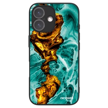 Picasee ULTIMATE CASE MagSafe pro Apple iPhone 16 - Goldsky