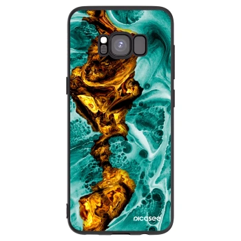 Picasee silikonový černý obal pro Samsung Galaxy S8 G950F - Goldsky