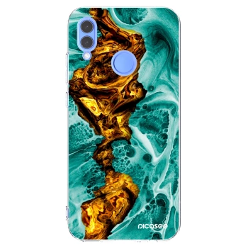 Picasee silikonový průhledný obal pro Huawei P Smart 2019 - Goldsky