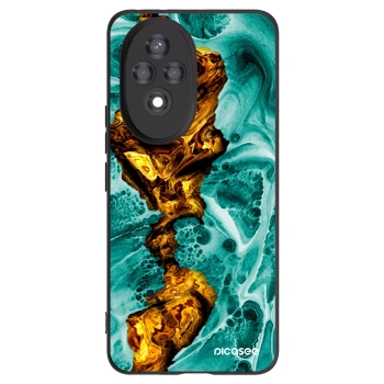 Picasee silikonový černý obal pro Honor 200 5G - Goldsky