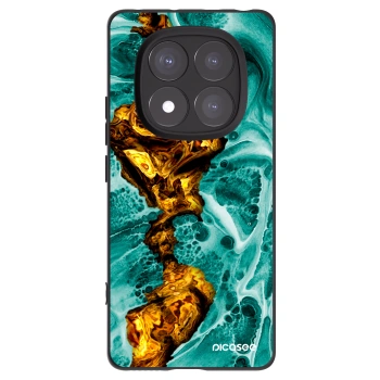 Picasee silikonový černý obal pro Xiaomi Redmi Note 14 Pro+ 5G - Goldsky