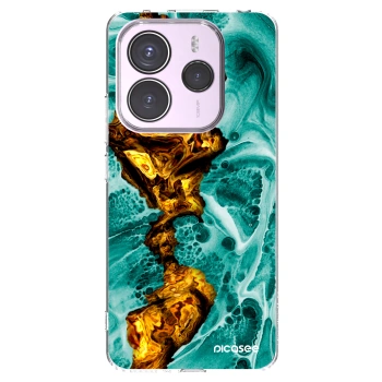 Picasee silikonový průhledný obal pro Xiaomi Redmi Note 14 5G - Goldsky