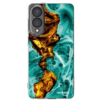 Picasee silikonový průhledný obal pro Samsung Galaxy S25 Edge 5G - Goldsky