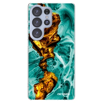 Picasee silikonový průhledný obal pro Samsung Galaxy S25 Ultra 5G - Goldsky