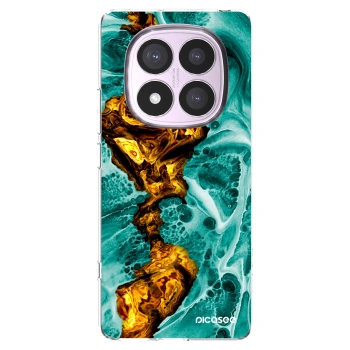 Picasee silikonový průhledný obal pro Xiaomi Redmi Note 14 Pro 4G - Goldsky