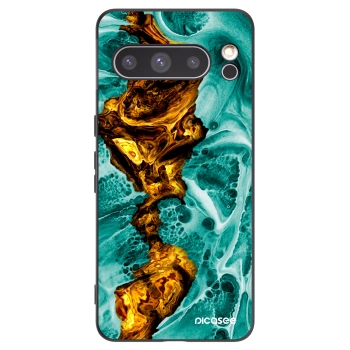 Picasee silikonový černý obal pro Google Pixel 8 Pro - Goldsky