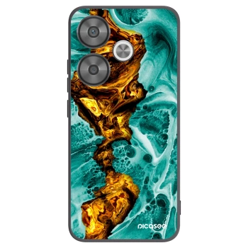 Picasee silikonový černý obal pro Xiaomi Poco F6 - Goldsky