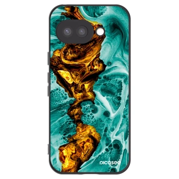 Picasee silikonový černý obal pro Google Pixel 9a - Goldsky