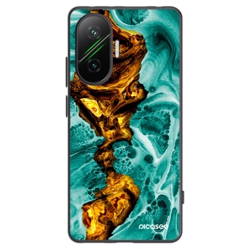Picasee silikonový černý obal pro Xiaomi Poco F7 5G - Goldsky