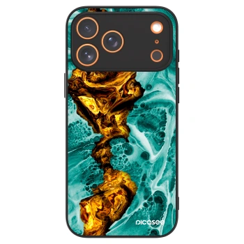 Picasee ULTIMATE CASE pro Apple iPhone 17 Pro Max - Goldsky