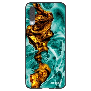 Picasee silikonový černý obal pro Samsung Galaxy A70 A705F - Goldsky