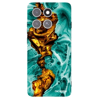 Picasee silikonový černý obal pro Motorola Edge 60 Pro - Goldsky