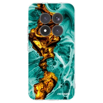 Picasee silikonový průhledný obal pro Xiaomi Redmi Note 15 Pro+ - Goldsky