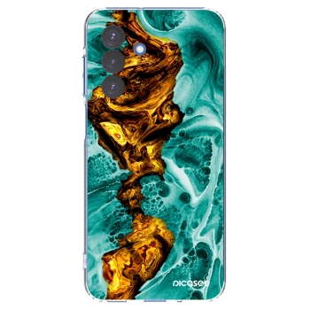 Picasee silikonový průhledný obal pro Samsung Galaxy A17 5G - Goldsky