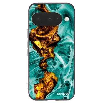 Picasee silikonový černý obal pro Google Pixel 10 - Goldsky