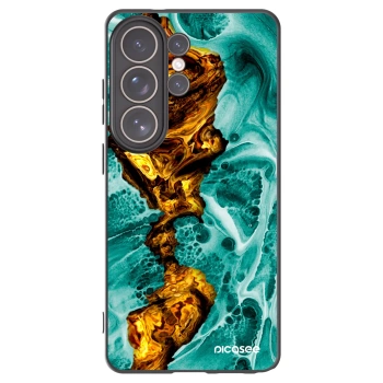 Picasee silikonový černý obal pro Samsung Galaxy S26 Ultra - Goldsky
