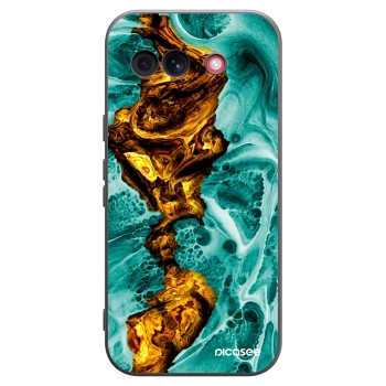 Picasee silikonový černý obal pro Google Pixel 10a - Goldsky