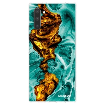 Picasee silikonový průhledný obal pro Samsung Galaxy Note 10 N970F - Goldsky