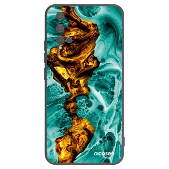 Picasee silikonový černý obal pro Huawei Nova 5T - Goldsky