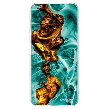 Picasee silikonový průhledný obal pro Xiaomi Redmi Note 9S - Goldsky