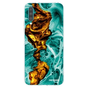 Picasee silikonový průhledný obal pro Samsung Galaxy A30s A307F - Goldsky