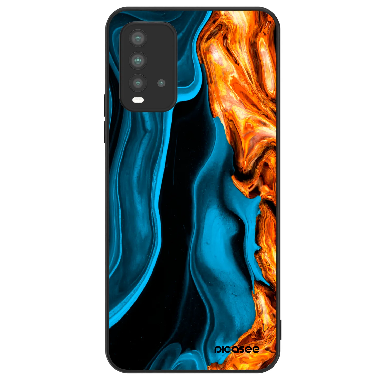 Picasee ULTIMATE CASE pro Xiaomi Redmi 9T - Gold blue