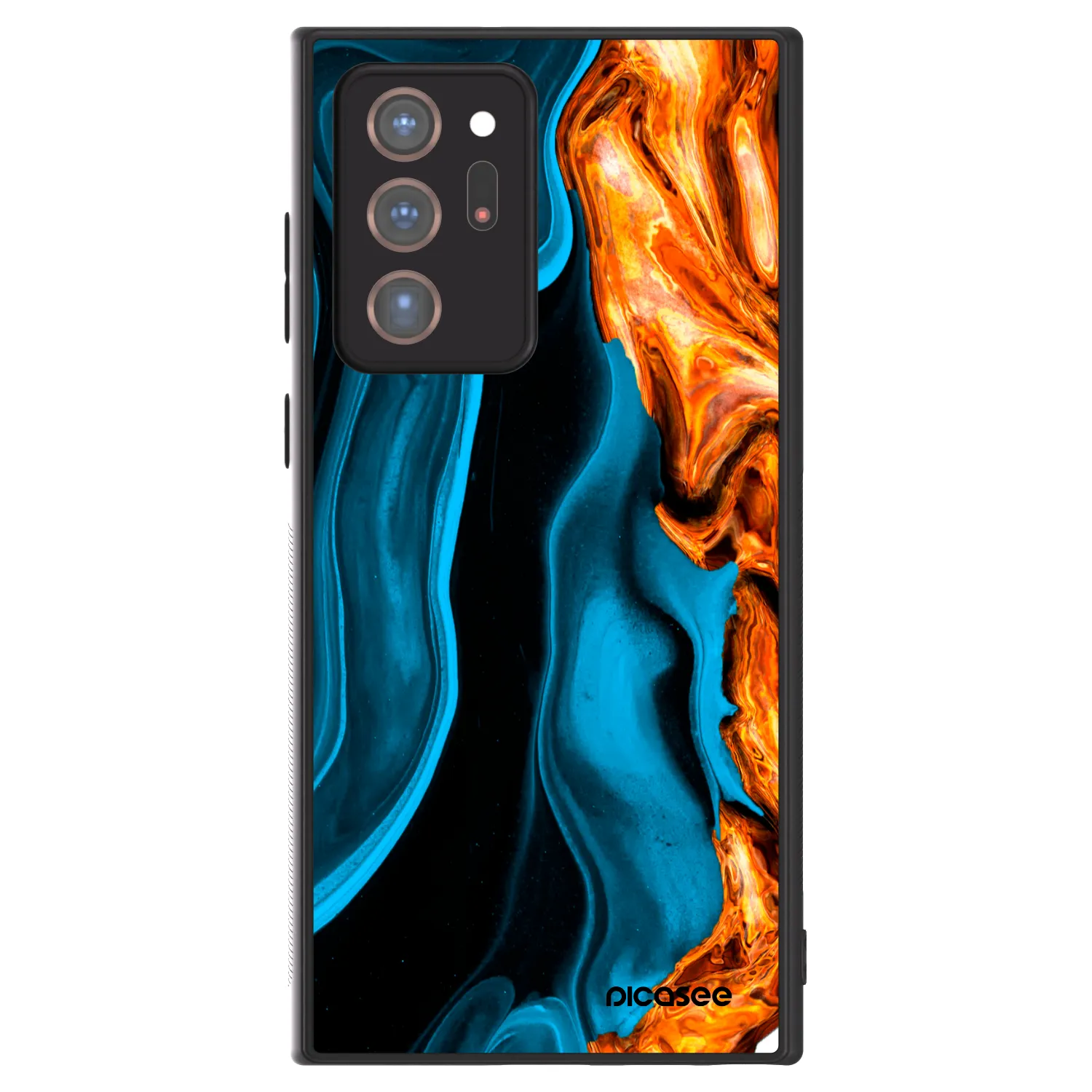 Picasee ULTIMATE CASE pro Samsung Galaxy Note 20 Ultra - Gold blue