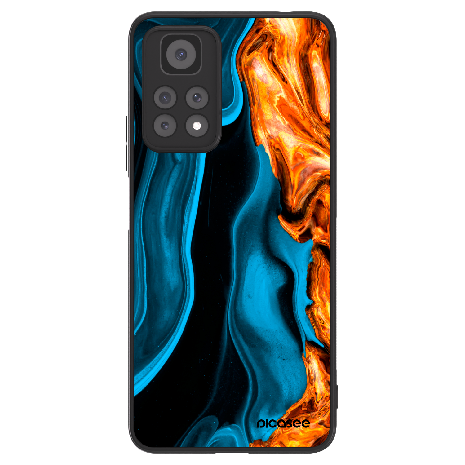 Picasee ULTIMATE CASE pro Xiaomi Redmi Note 11 Pro - Gold blue