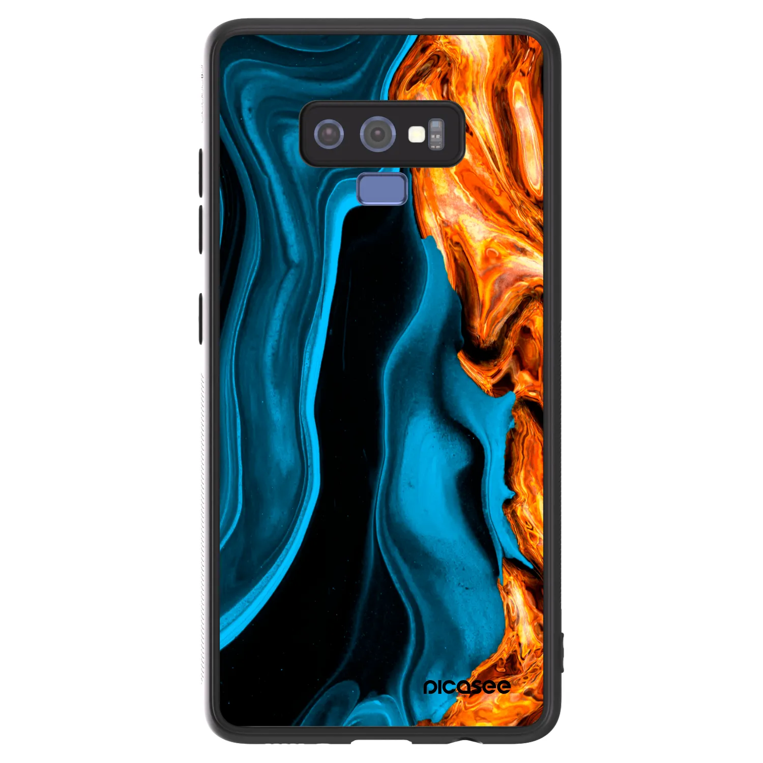 Picasee ULTIMATE CASE pro Samsung Galaxy Note 9 N960F - Gold blue
