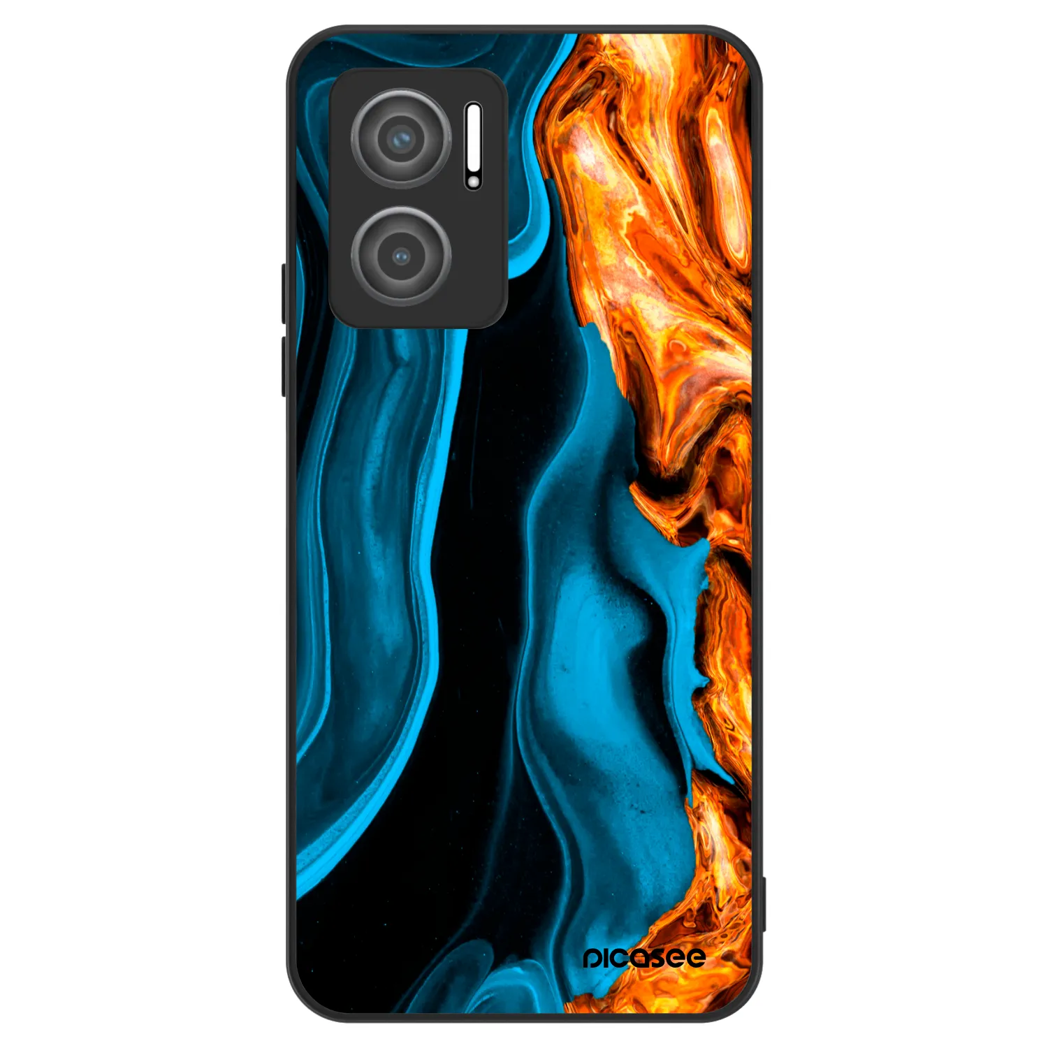 Picasee ULTIMATE CASE pro Xiaomi Redmi 10 5G - Gold blue