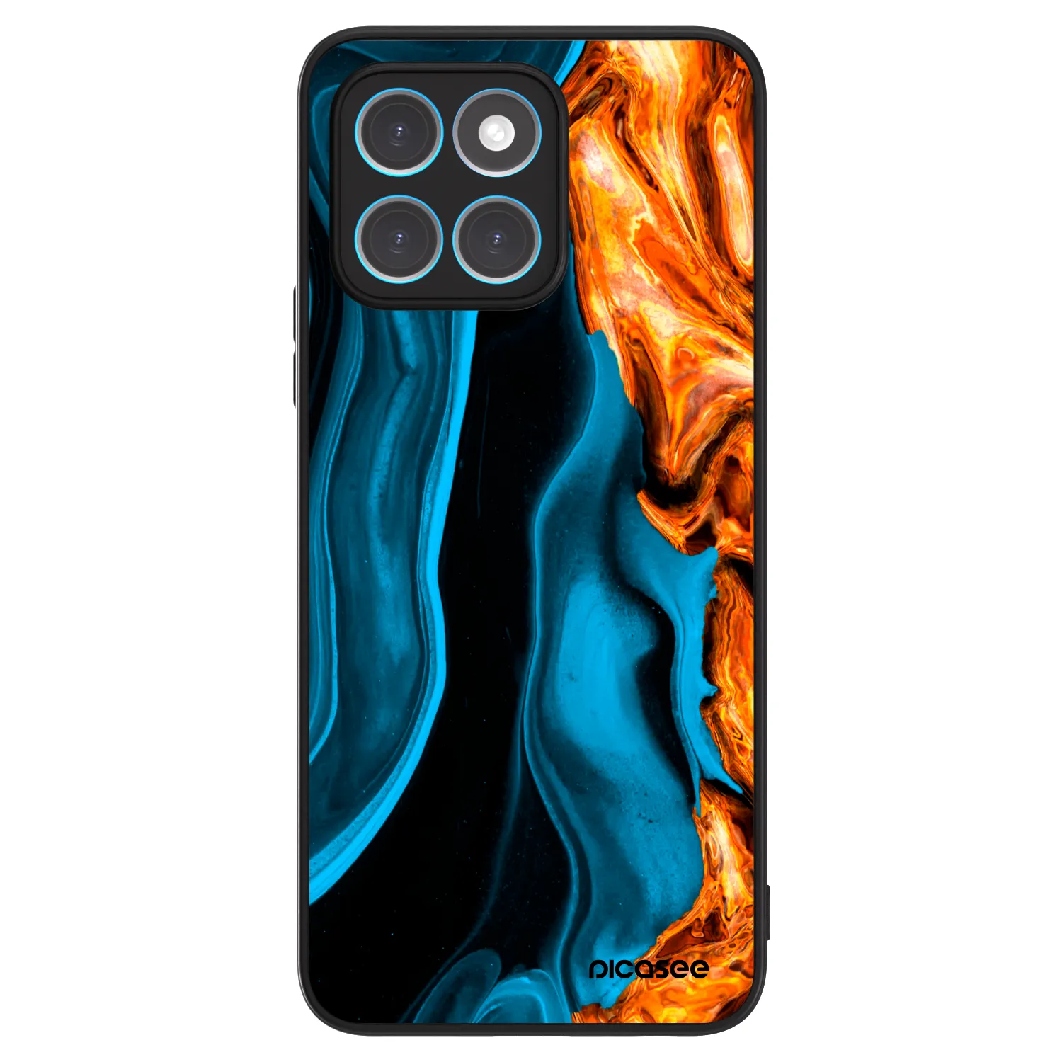 Picasee ULTIMATE CASE pro Honor X6 - Gold blue