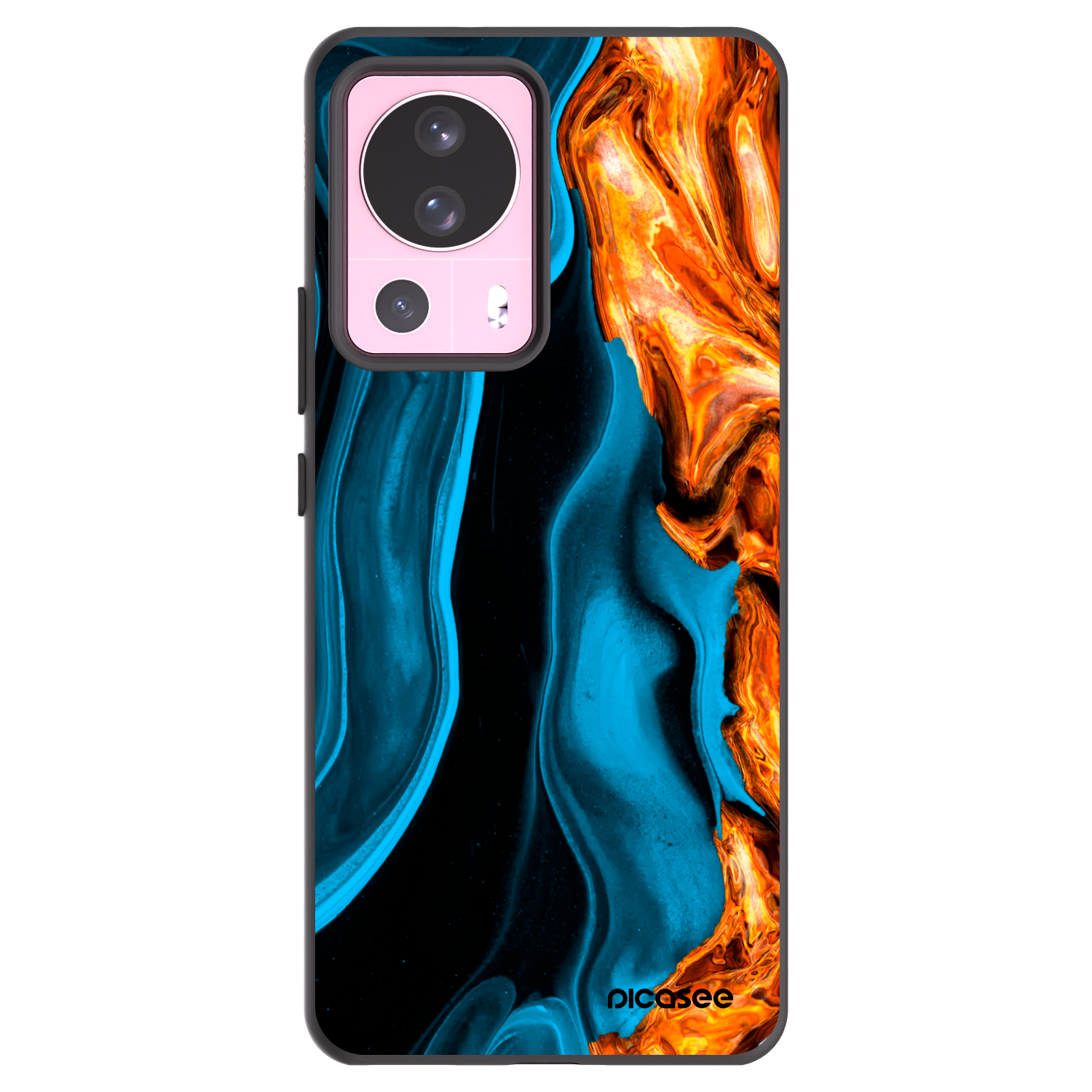 Picasee silikonový černý obal pro Xiaomi 13 Lite - Gold blue