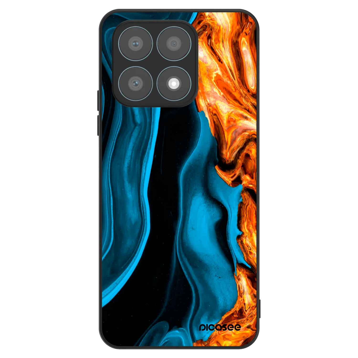 Picasee ULTIMATE CASE pro Honor X8a - Gold blue