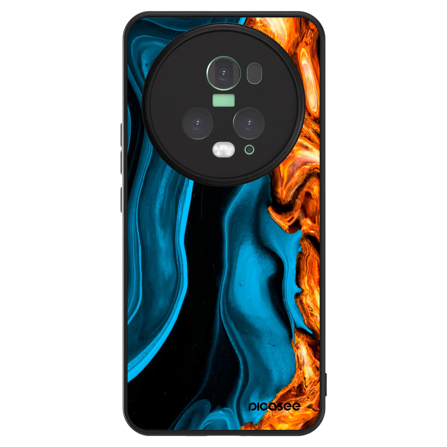Picasee ULTIMATE CASE pro Honor Magic5 Pro - Gold blue