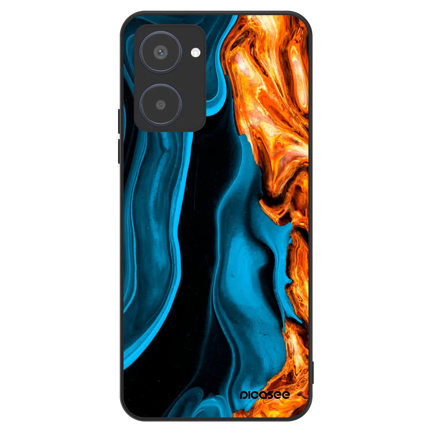 Picasee ULTIMATE CASE pro Realme 10 4G - Gold blue