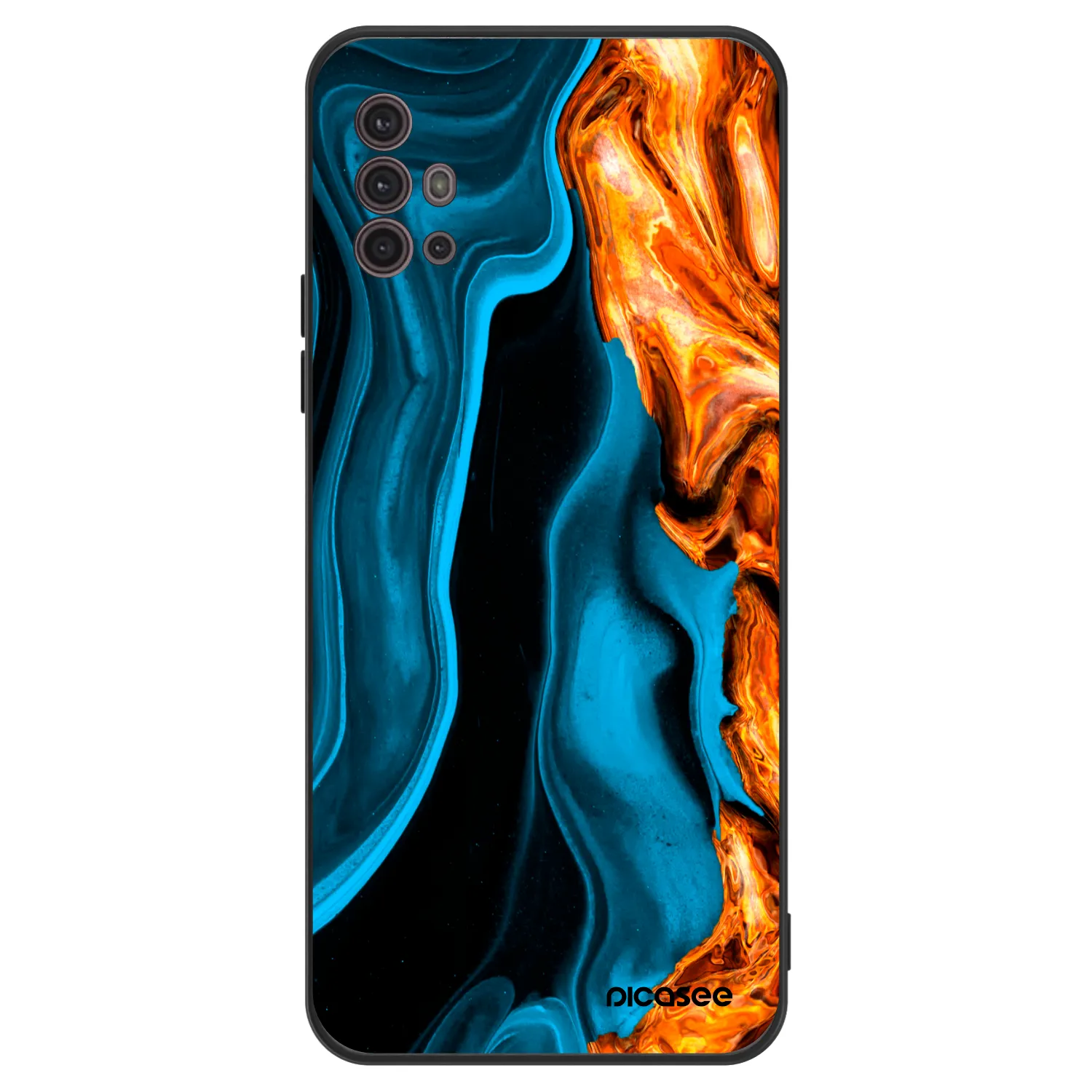 Picasee ULTIMATE CASE pro Motorola Moto G30 - Gold blue