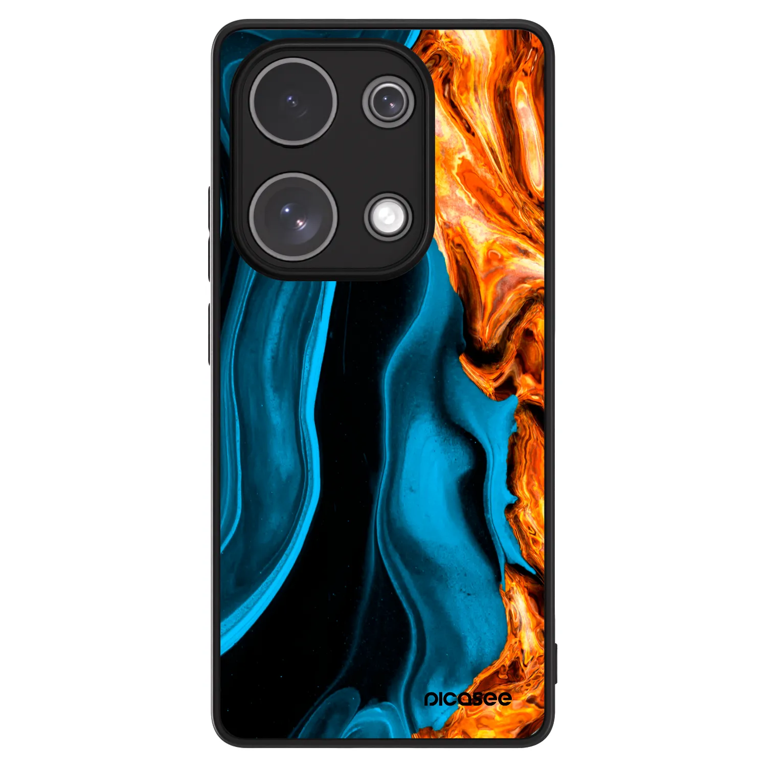 Picasee ULTIMATE CASE pro Xiaomi Redmi Note 13 Pro 4G - Gold blue