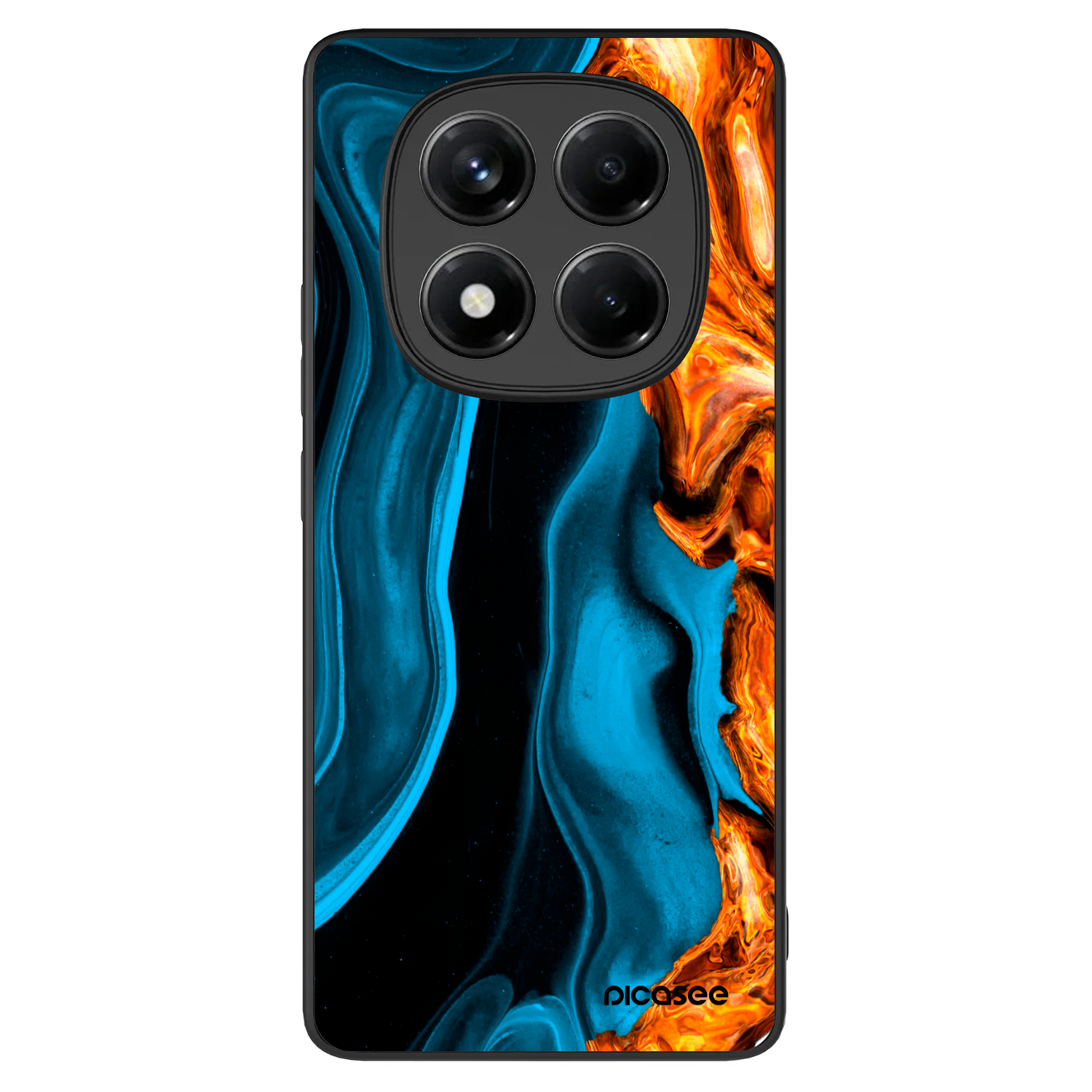 Picasee ULTIMATE CASE pro Xiaomi Redmi Note 14 Pro 4G - Gold blue