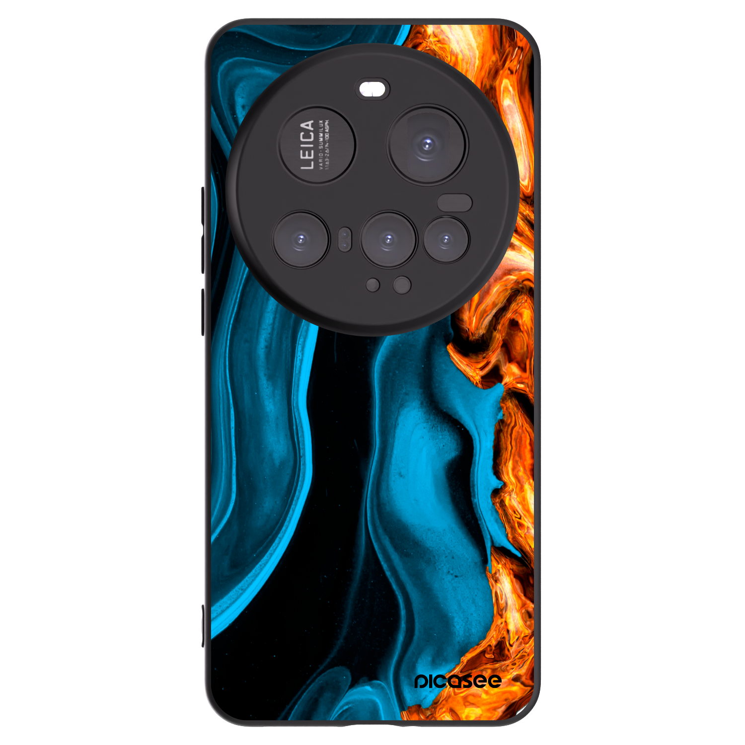 Picasee silikonový černý obal pro Xiaomi 15 Ultra - Gold blue