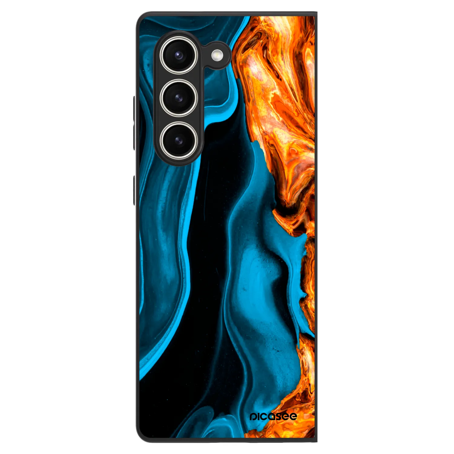 Picasee ULTIMATE CASE pro Samsung Galaxy Z Fold5 5G - Gold blue