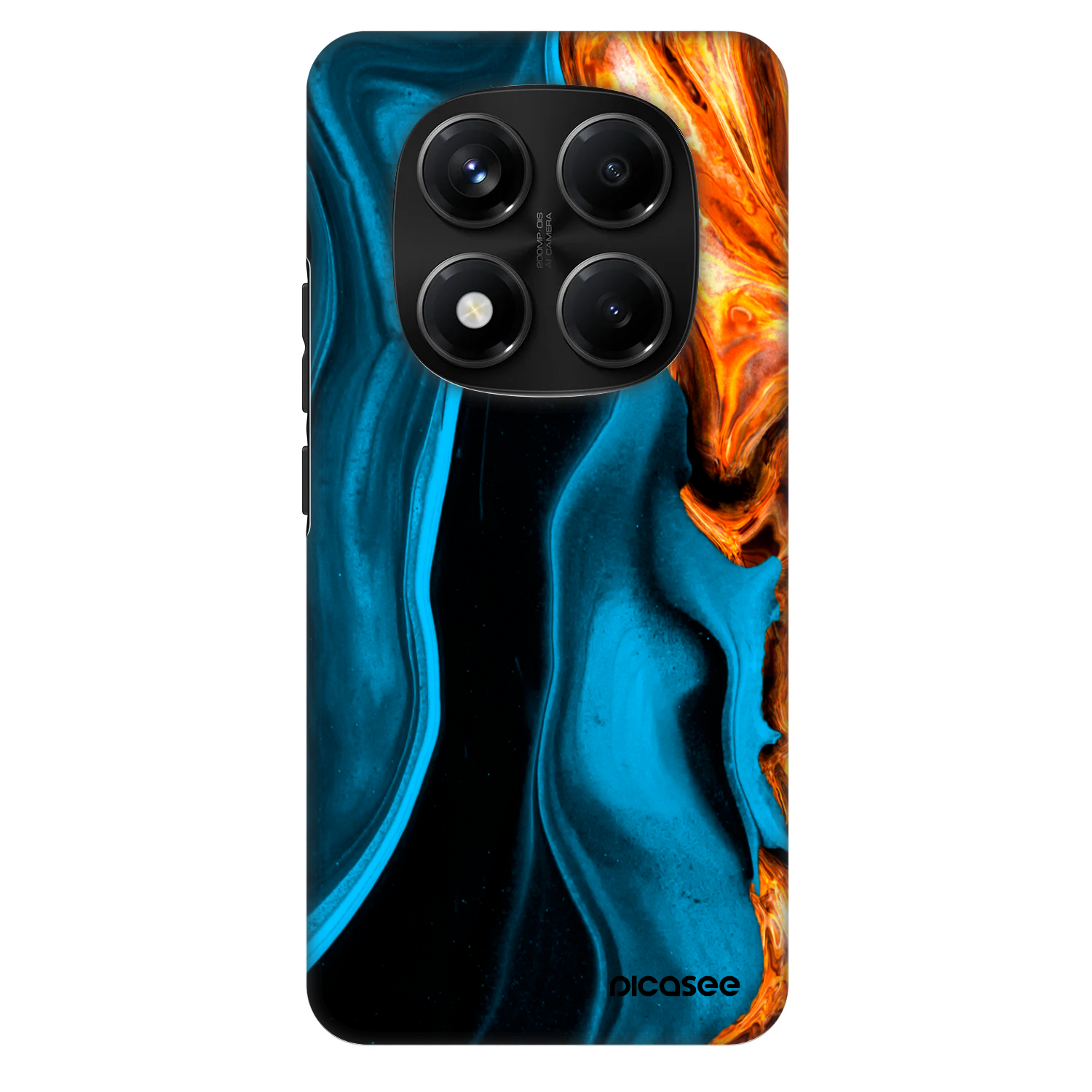 Picasee Fashion Case pro Xiaomi Redmi Note 14 Pro+ 5G - Gold blue